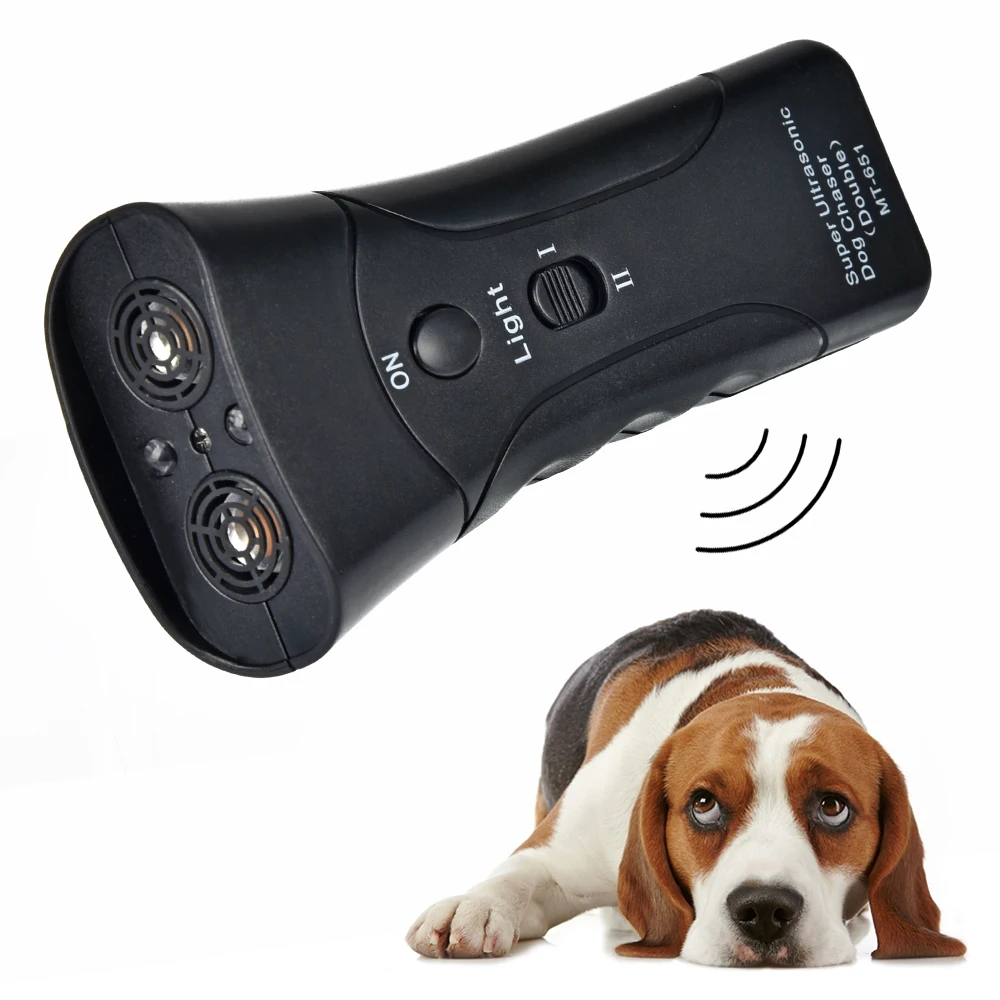 Led Ultrasonic Dog Chaser Aggressive Attack Dogs Repeller Multifunctional Electronic Pets
