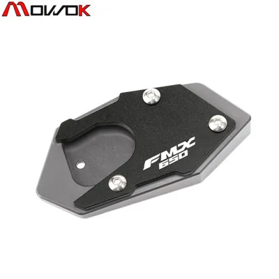 FMX650 Titanium Для Honda XLV 600 650 700 TRANSALP/DOMINATOR NX 650/FMX 650 CNC боковая подставка увеличитель пластина подставка увеличение расширение - Цвет: FMX650 Titanium