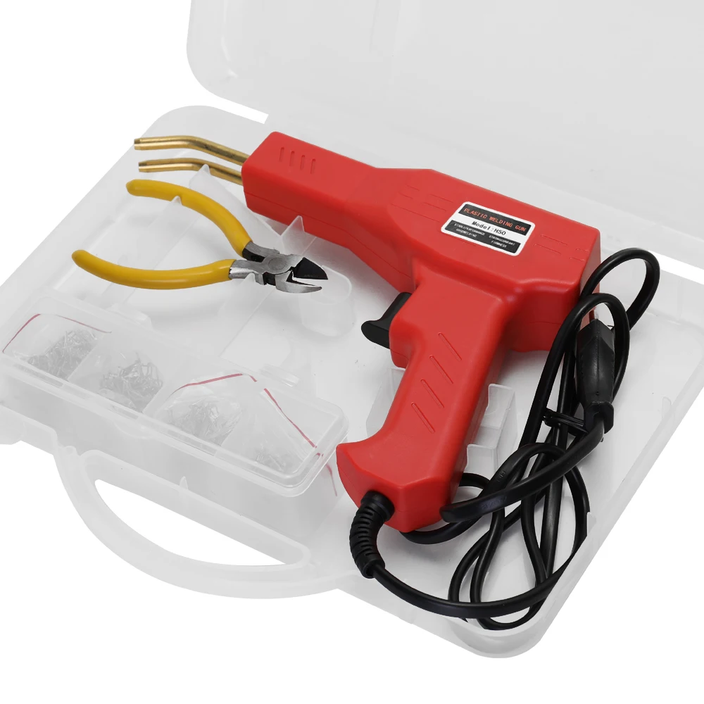 Handy Plastic Welder Hot Stapler Welding Machine Soldering Iron for Plastic Staple PVC Repairing Machine Car Bumper Repair Tools hot air soldering