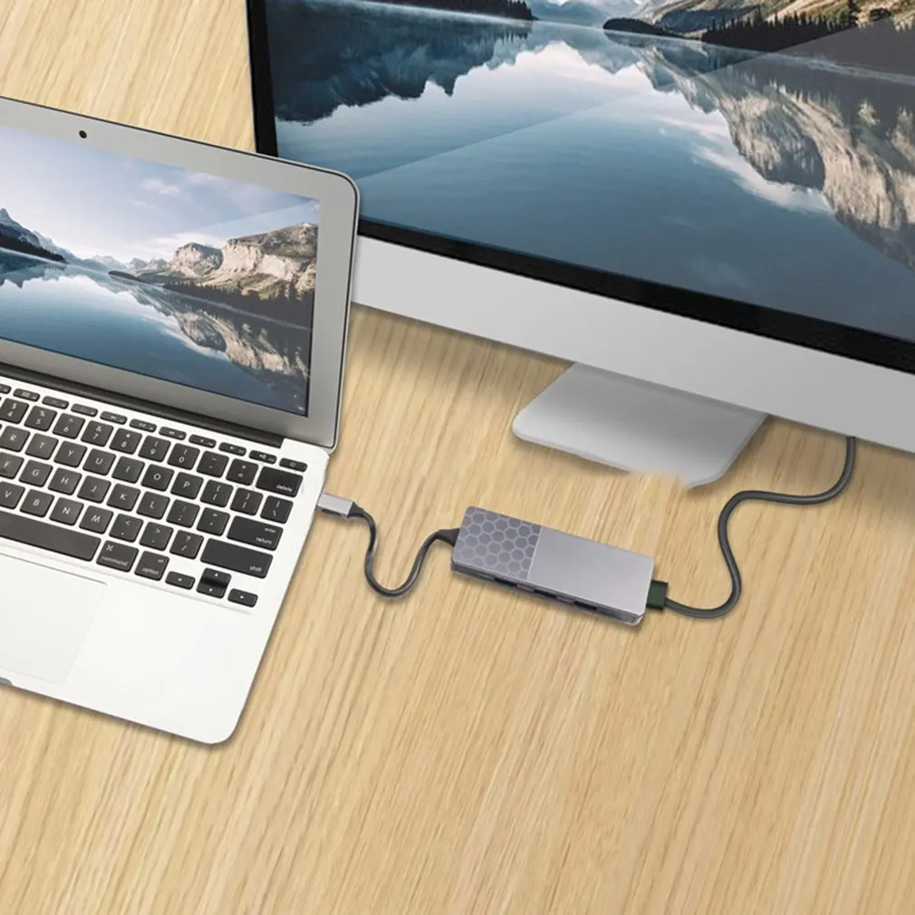 Док-станция type-C коннектор type-C Многофункциональный usb-концентратор Hdmi 4K ноутбук низкотемпературные аксессуары usb-концентратор