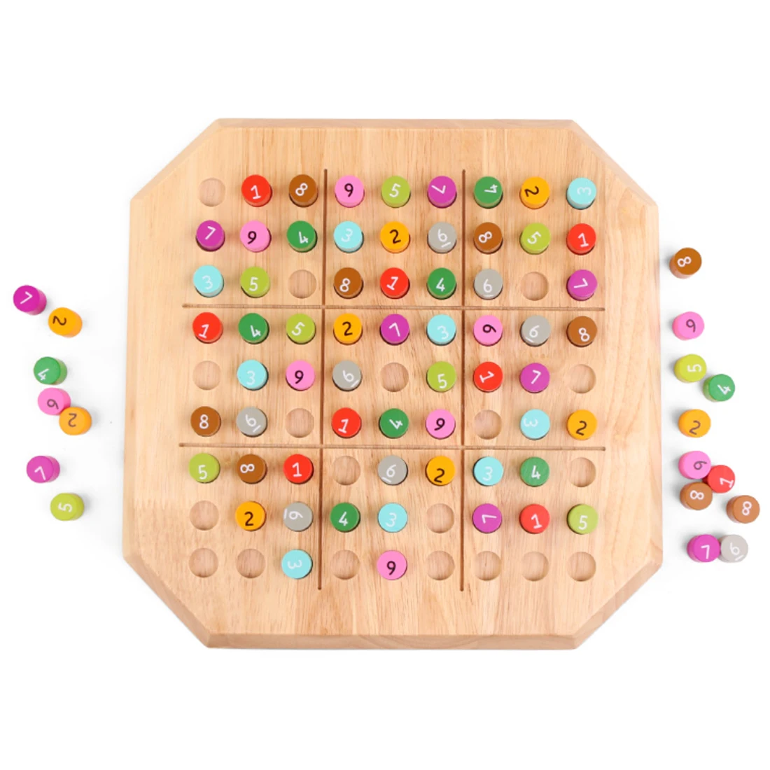 Деревянная игра-головоломка Sudoku для детей и взрослых