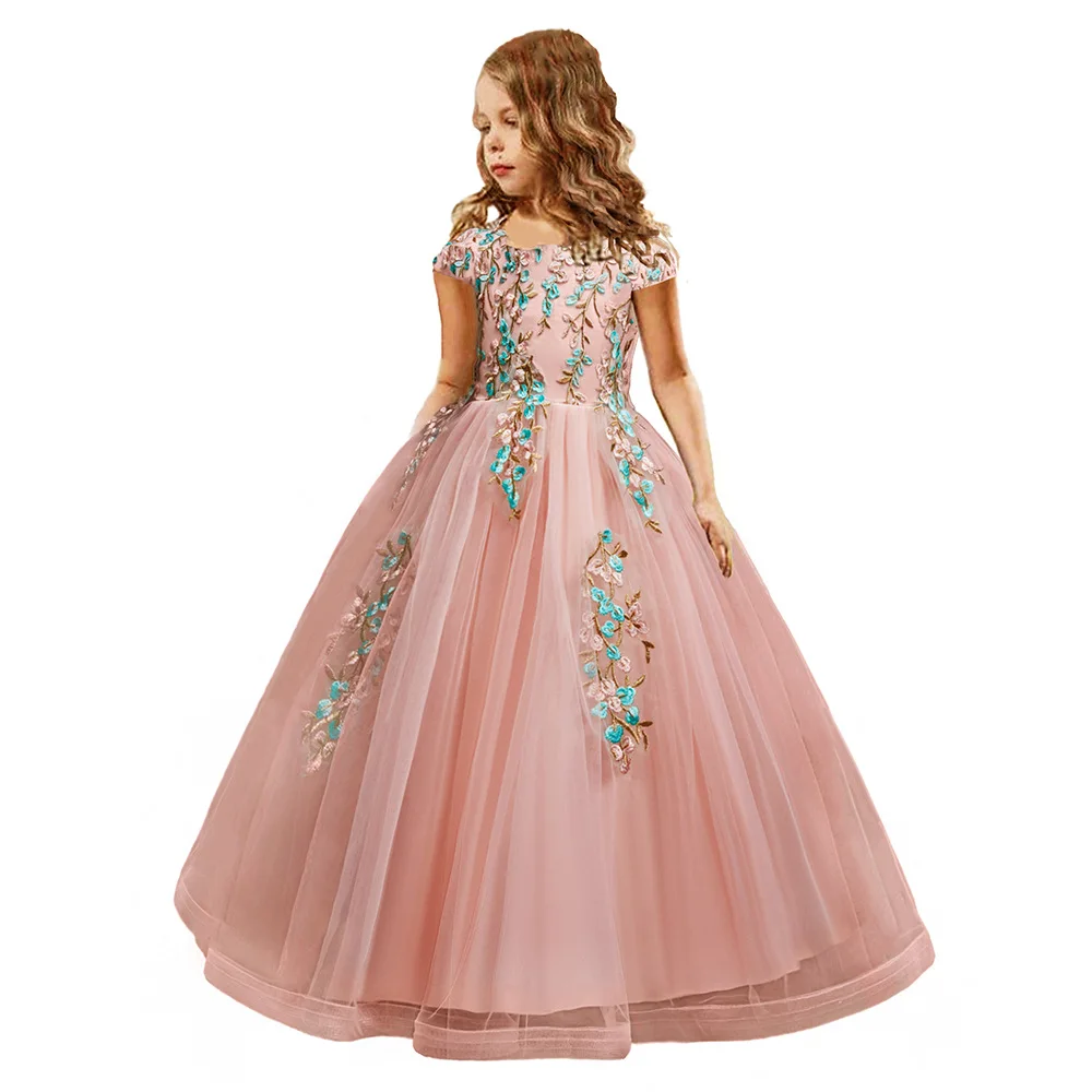 big bow flower girl dress