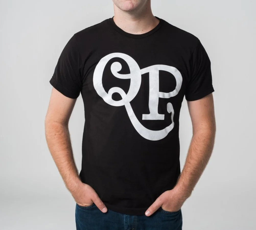 QP футболка qpcollection Мужская Классическая популярная спортивные хлопковые