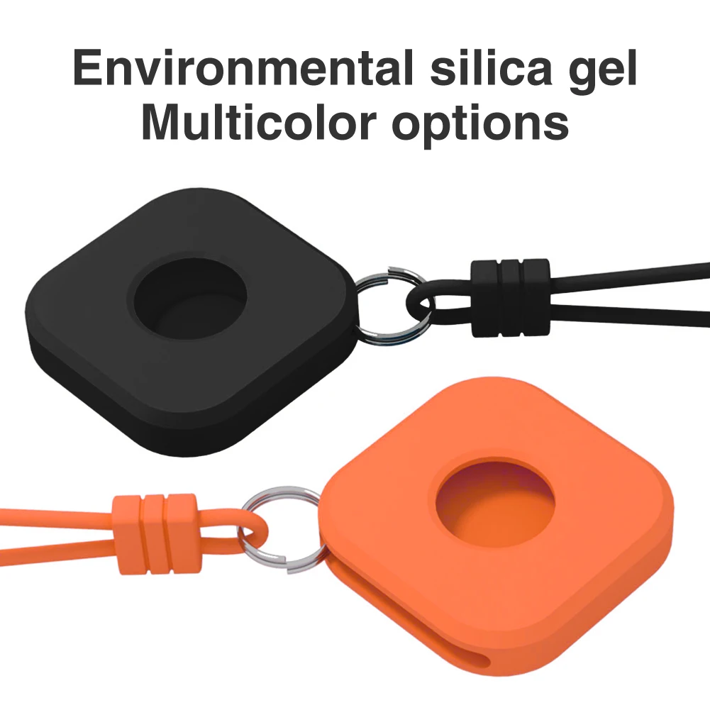 Soft Silicone Outdoor Tracker Protective Case Sleeve With Key Ring GPS Washable Portable Cover Scratchproof Anti Lost For Apple |