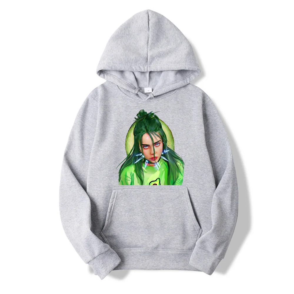 Толстовки с капюшоном в стиле хип-хоп Billie Eilish, светящиеся свитшоты для детей и взрослых, Sudadera Hombre, одежда Moletom Harajuku, Женская толстовка с капюшоном для подростков