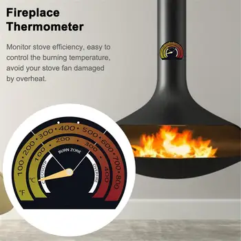 

Magnetic Stove Thermometer Oven Fireplace Thermometer For Wooden Burning Stoves Gas Stoves Household Oven Barbecue Tools