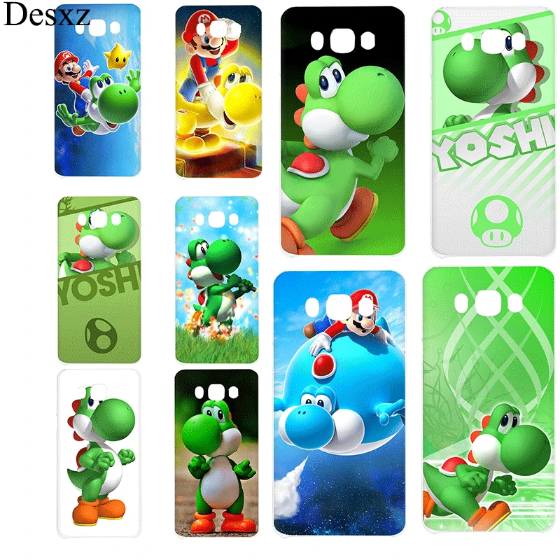 

Mobile Phone Case For Samsung J1 J2 J3 J5 J6 J7 Prime Hard Cover Cartoon Yoshi Super Mario Dinosaur Shell Bag