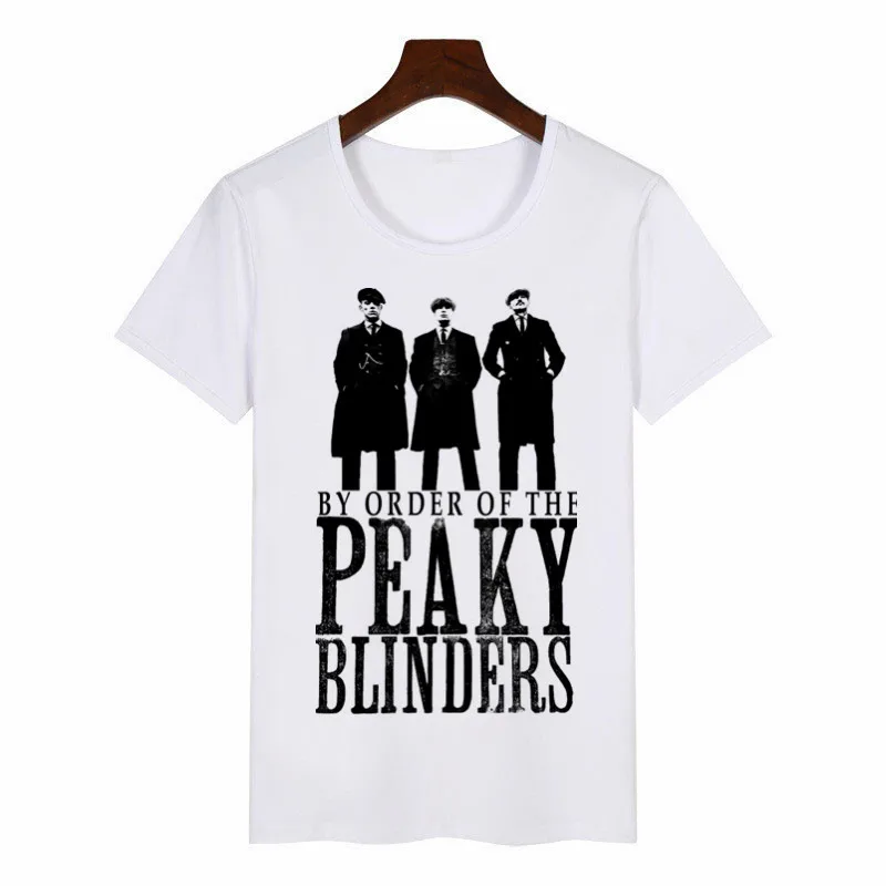Новая Летняя женская футболка Peaky blinds Graphic Tees женская футболка Harajuku аниме женские топы Эстетическая одежда - Цвет: P1624A-white