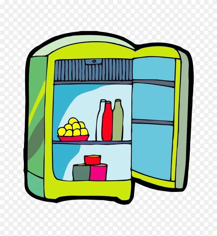 冰箱图像卡通剪贴画png图片.冰箱