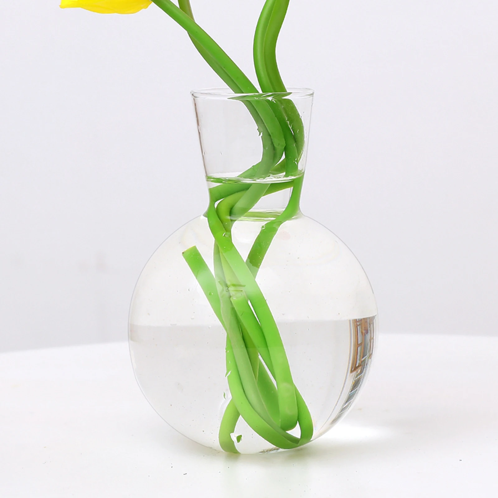 Free Standing Glass Ball Vase Flower Plant Pot Terrarium Container Wedding Decor