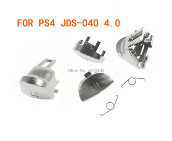 

5sets Custom Metal Aluminum L1 R1 L2 R2 Extender Trigger Button Controller Repair For Sony Playstation 4 PS4 Pro JDM 040 JDS 040
