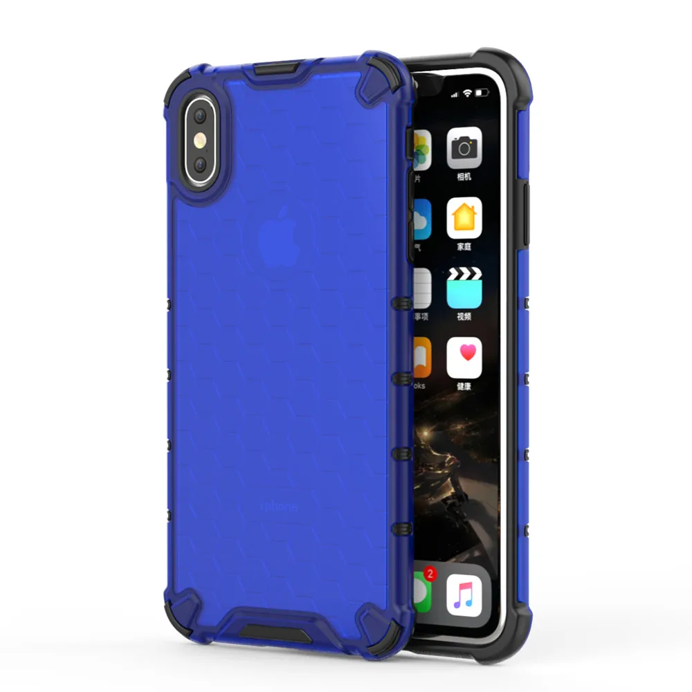 

For iPhone XS Max XR XS X Protective Case Hybrid Armor Case Cover Transparent Shell For iPhone 6 7 8 Plus Case Phone Accessories