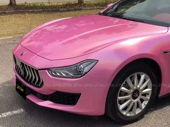 

Iridescence Laser Pink Vinyl Wrap Film Air Bubble Free Car Wrapping Cover Sticker Pink Psychedelic Gloss Flip 1.52*20M/Roll