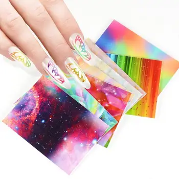 

Butterfly Nails Holographic Nail Decal 3D Self Manicure Acrylic Adhesive Tool Nail Stickers Art Fashion