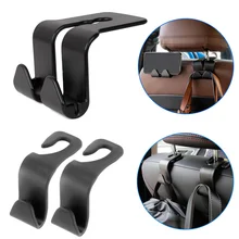 

Car Hook Rear Seat Headrest Double Head Hanger Fastener Clip Auto Interior Bag Storage Hanging Holder Car Accessories