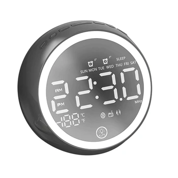 

Sunrise Alarm Clock, Wake Up Light Sleep Aid Digital Snooze Alarm Clock with Fm Radio Bluetooth 5.0 Speaker