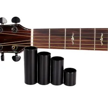 

4Pcs Guitar Slide Finger Slide Set Stainless Steel 28 51 60 70mm PXPF