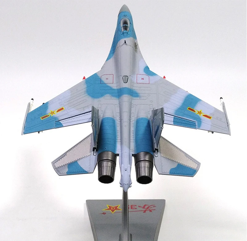 Модель самолета Sukhoi из сплава в масштабе модель китайского ВВС игрушки для детей