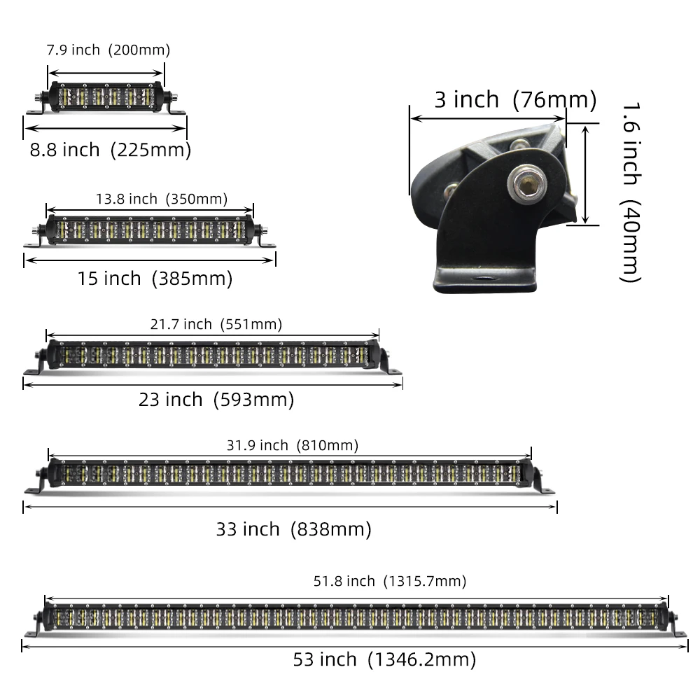 CO LIGHT 6D внедорожный световой бар 36 Вт 72 Вт 120 Вт 180 Вт тонкий светодиодный рабочий свет светодиодный бар для трактора лодки джип 4WD 4x4 грузовик внедорожник ATV 12 в 24 В