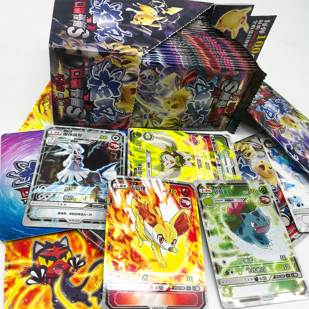 TAKARA TOMY Карты Покемон коллекции 150 шт./компл. 5 шт./пакет карточный стол Настольная игра флеш-карта игрушки для детей рождественские подарки
