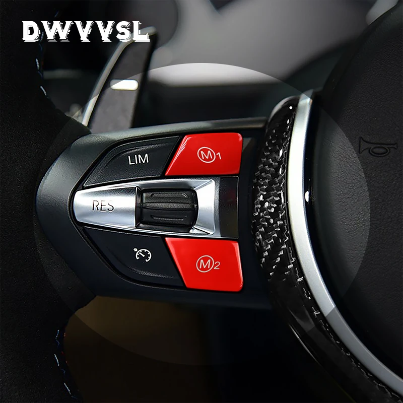 

Steering wheel M M1 M2 button switch cover for bmw f30 e90 series easy installation fashion replacement steering wheel button