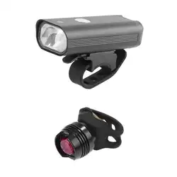 Велосипедный головной светильник + задний светильник для велосипеда водонепроницаемый XPG светодиодный задний фонарь передний светильник