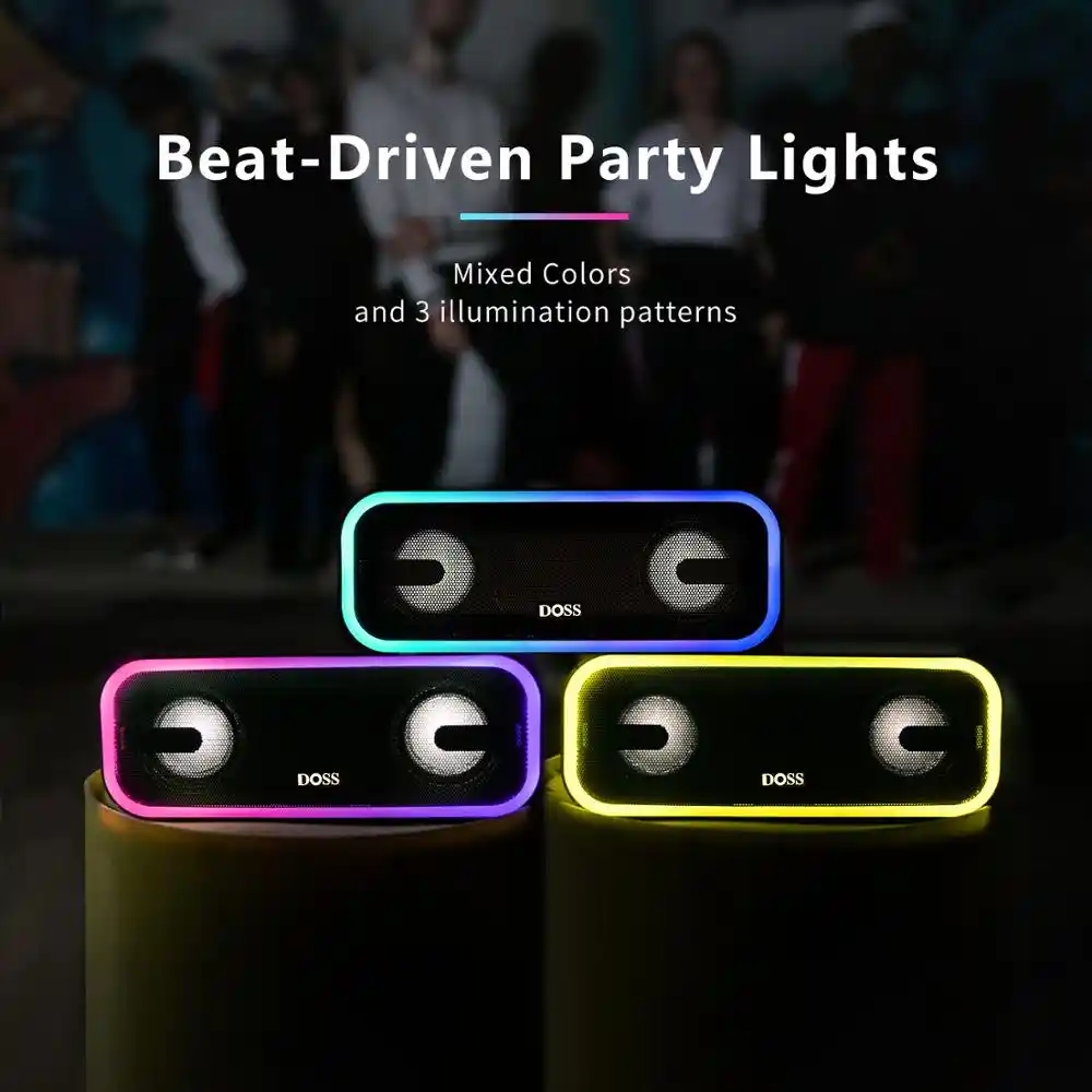 doss soundbox pro lights