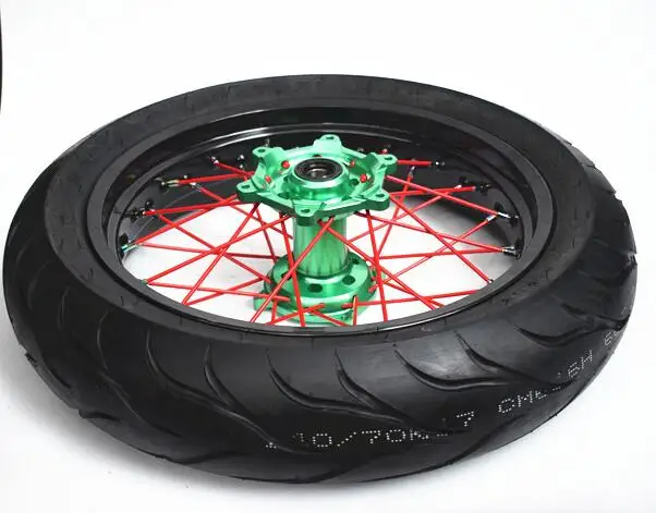 Мотоцикл KX250F 450F KXL250 450 NC250 17 дюймов с ЧПУ алюминиевый сплав внедорожный велосипед