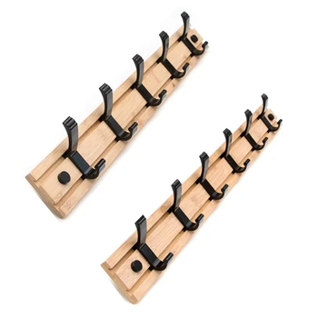 

Bedroom Furniture Coat Rack Clothes Hanger Hook Living Room Closet Wood Hat Rack Coat Hanger Wall Hook