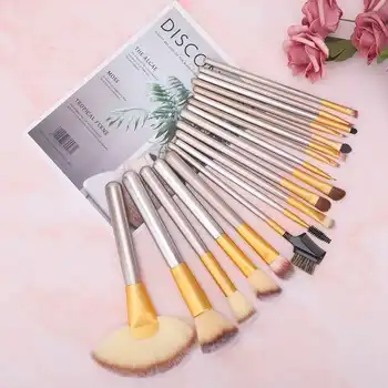 

18 pcs Makeup Brush Set Professional Premium Fiber Cosmetics Brushes with Bag