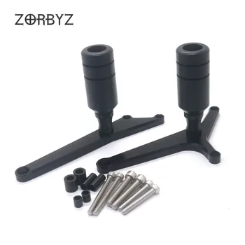 

ZORBYZ Motorcycle Black CNC Frame Slider Crash Falling Protection Left Right For KTM RC390 2014-2017