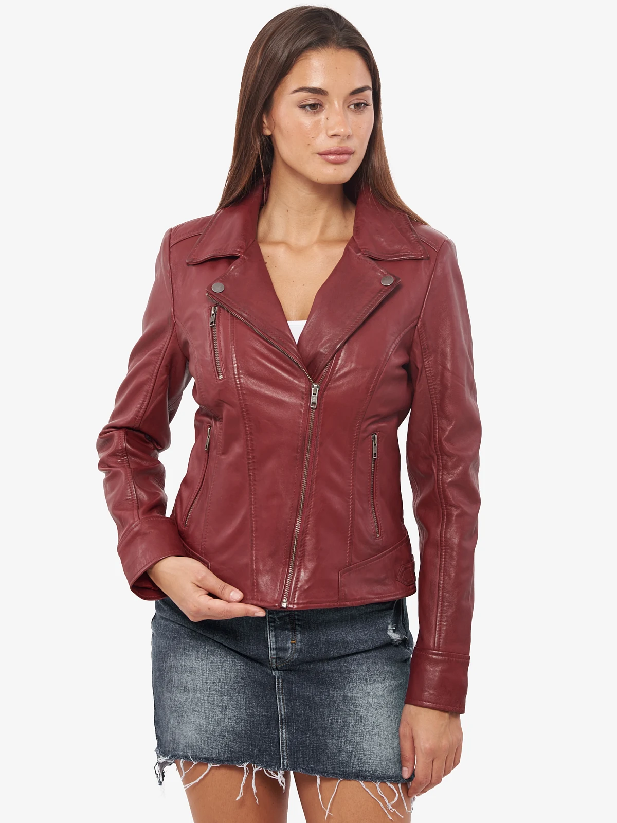 VAINAS, европейский бренд, Женская куртка из натуральной кожи, Женская куртка из натуральной овечьей кожи, мотоциклетная куртка, байкерские куртки, PHEDRA