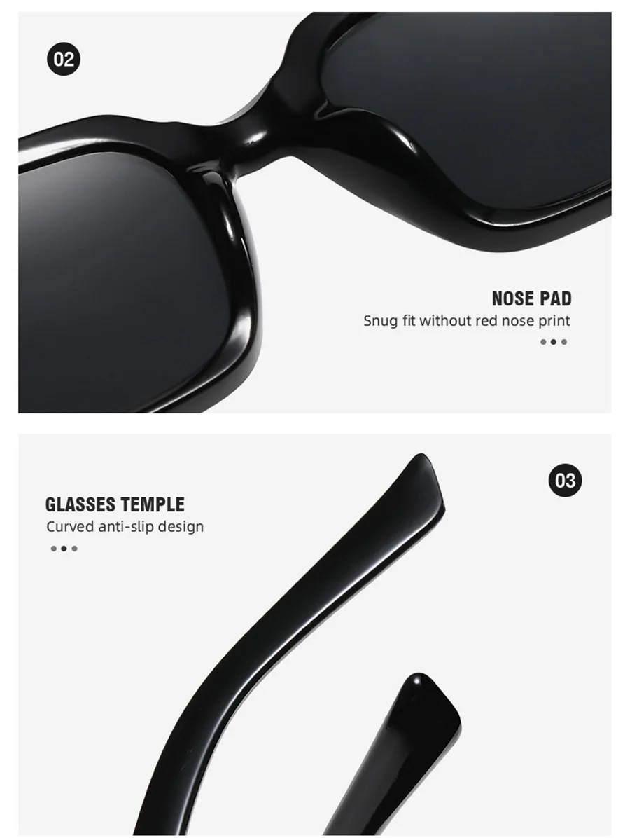Retro Square Unisex Sunglasses For Women Men Small Frame Yellow Shades Sun Glasses Vintage Female Designer UV400 Wholesale women's sunglasses