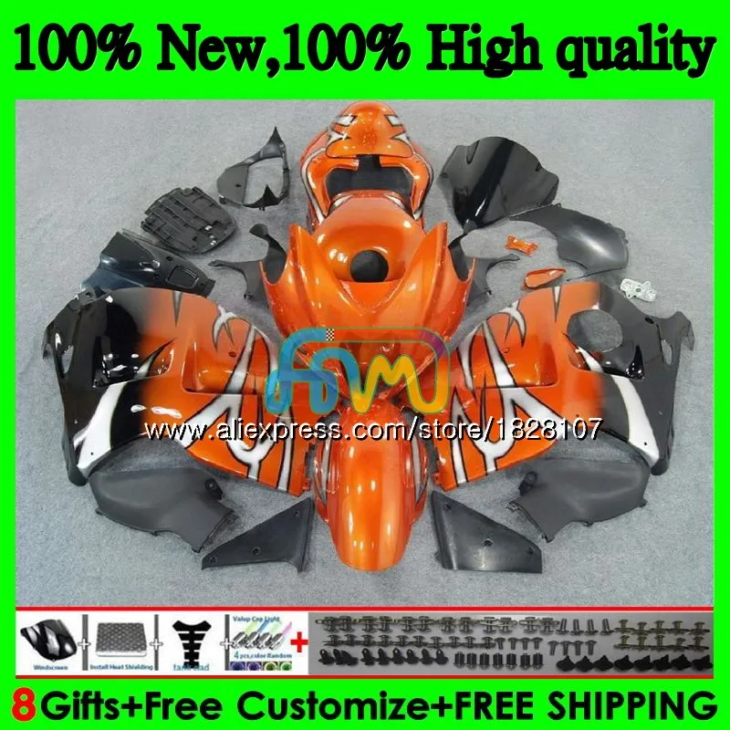 GSXR-1300 для SUZUKI Hayabusa GSXR1300 96 02 03 04 05 Горячая orange 06 07 49BS. 53 GSXR 1300 2002 2003 2004 2005 2006 2007 обтекатель