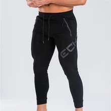 Мужские брюки с модным принтом для бега, Осенние повседневные мужские спортивные штаны, спортивные длинные брюки, новые прямые брюки, Мужская одежда для фитнеса