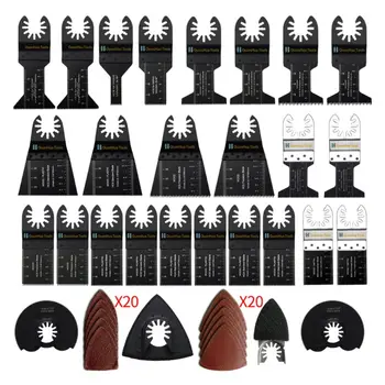 

68pcs/set Saw Blades Oscillating Multi Tool Kit Cutting Accessories for Trimmmer G8TB