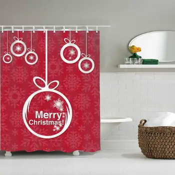 

Fashion Custom Design Bathroom Shower Curtain Durable Fabric Bath Curtain Waterproof Bathroom Curtain with 12 Hooks (80"× 72")