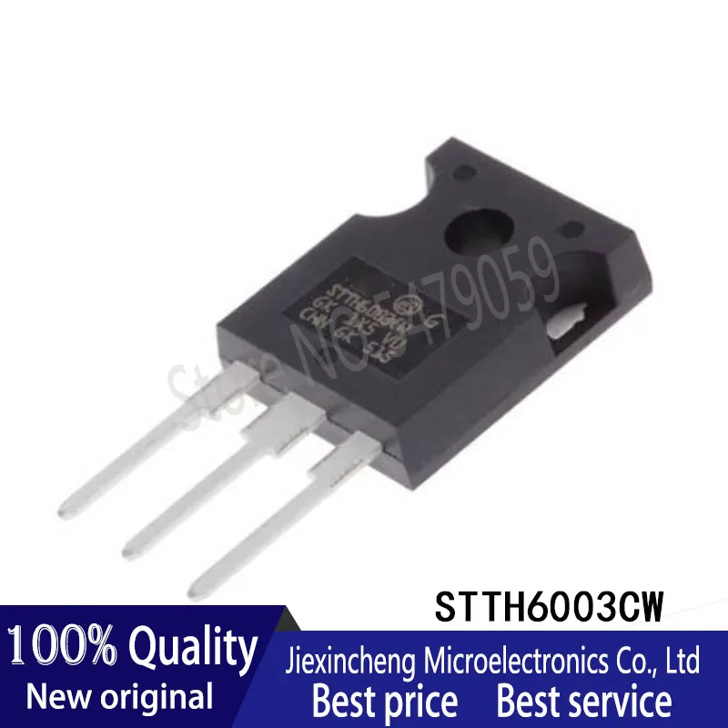 

10PCS STTH6003CW STTH6003 TO247 300V 60A Fast Recovery Diode New Original
