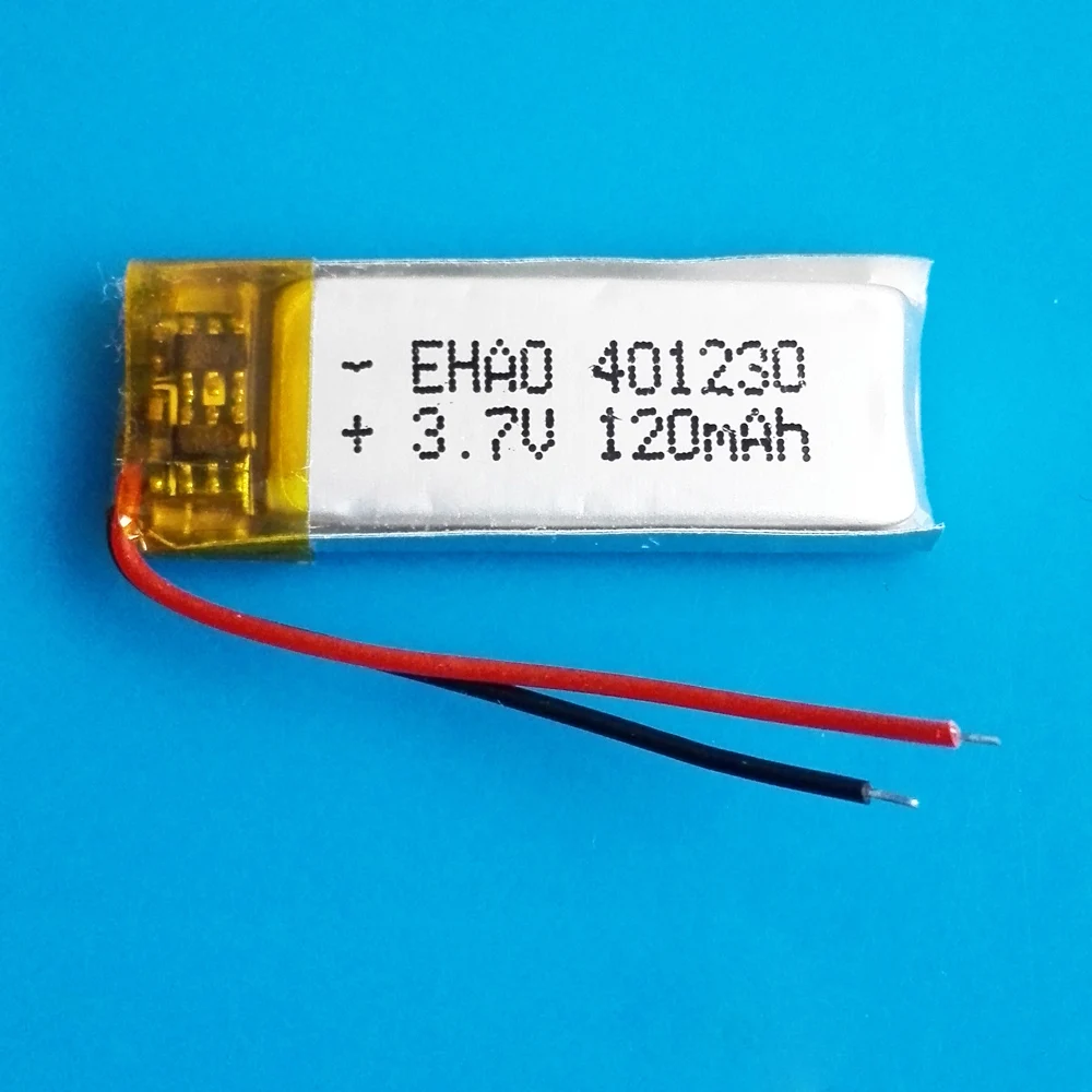 401230 3 7 V 120mAh литий-полимерный lipo перезаряжаемый Lipo аккумулятор для MP3 GPS bluetooth