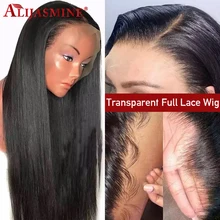 130 150 плотность прозрачного цвета шнурка без клея HD полный шнурок человеческих волос парики для женщин бразильские Remy Предварительно выщипанные с детскими волосами