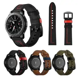 Для samsung huawei Watch GT Bloodfin 22 мм кожаный ремешок 22 мм