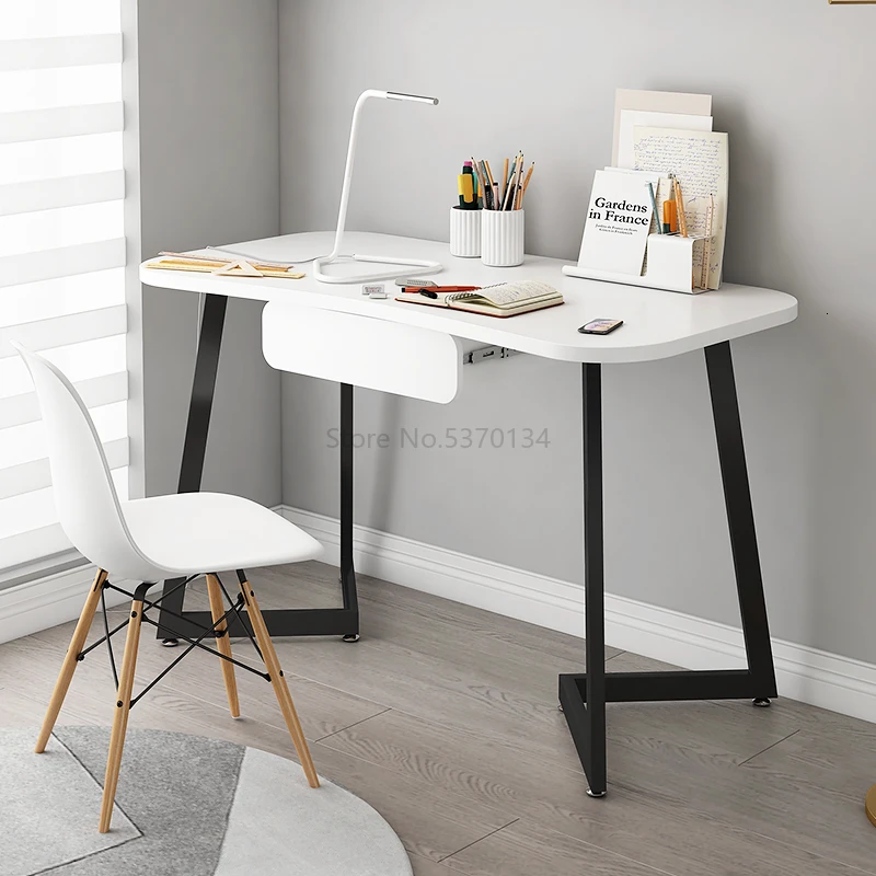 Ins скандинавский простой домашний компьютерный Рабочий стол студенческий стол офисный современный спальня маленький семейный стол - Цвет: 100x50x75cm