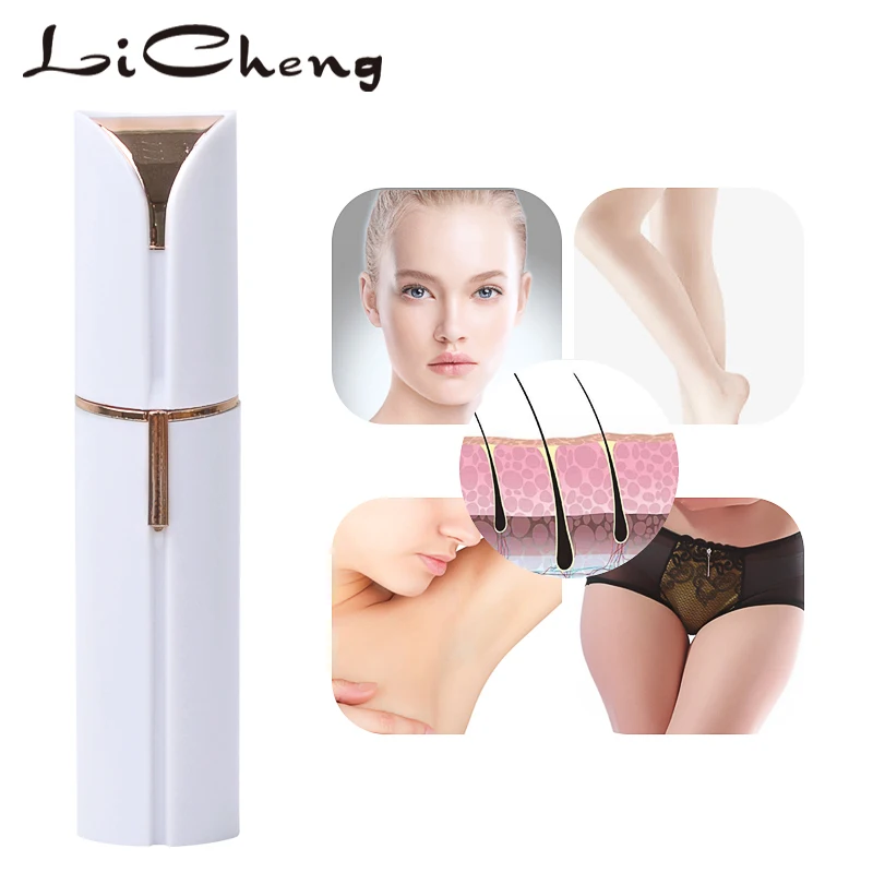 

Licheng facial hair remover epilator female shaver lip chin cheek hair removal razor depilatory depiladora facial women