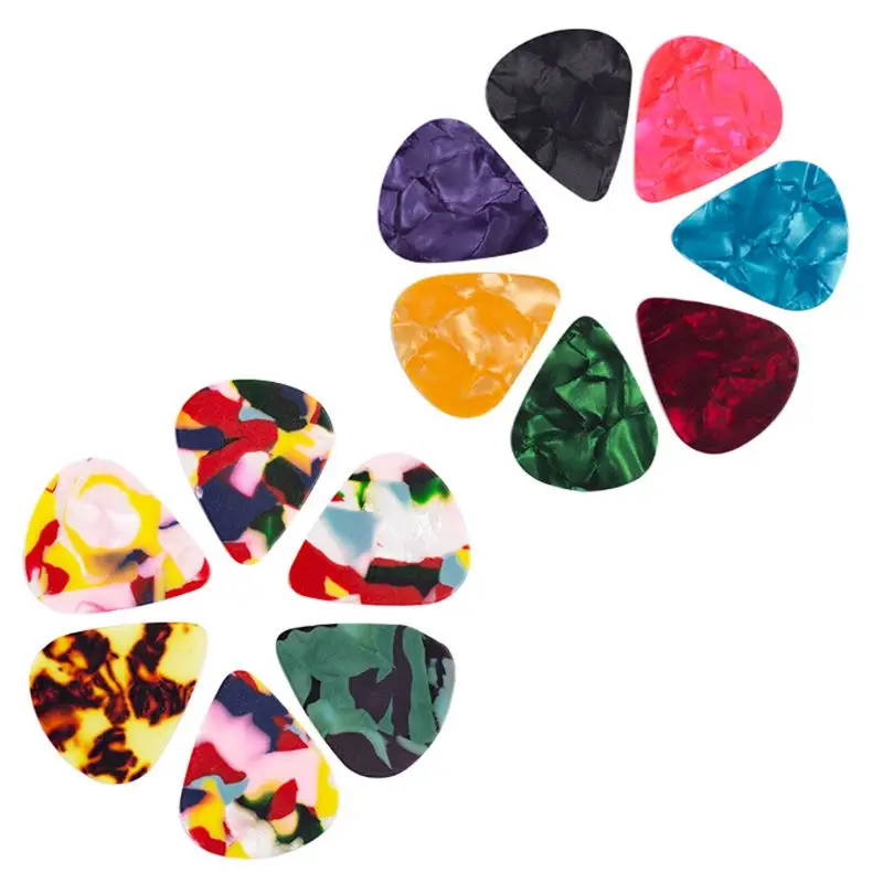 Guitar Picks Guitar Pick Case Approx 50pcs Guitar Picks 1 Box Case Acoustic Electric Bass Pic Guitar Accessories