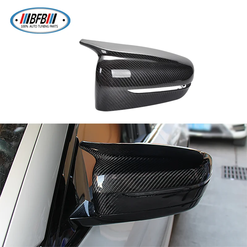 

5 series G30 Side Rear Mirror Carbon Fiber & Glossy Black For 7 Series G11 G12 M Look Mirror Cover Replacement