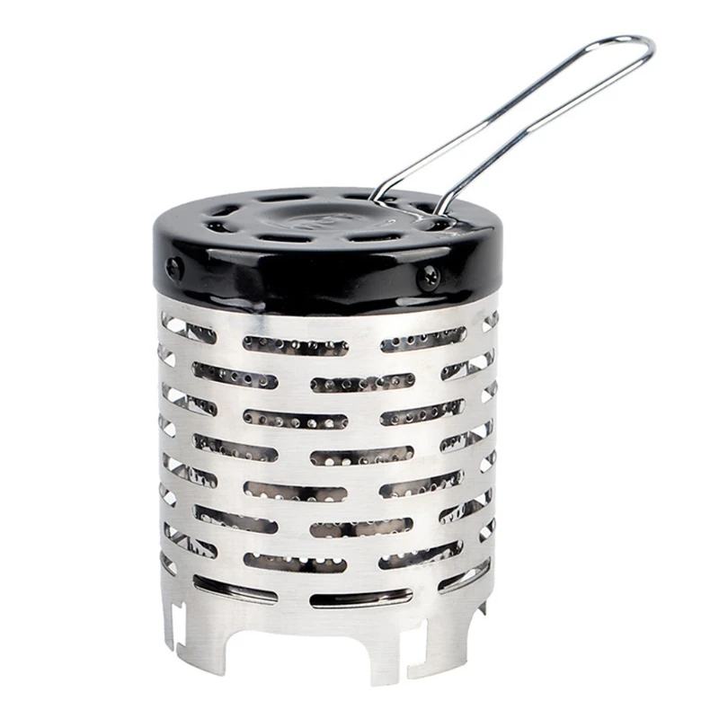 Outdoor Mini Heater Stove Stainless Steel Camping Tent Warming Cover Survival Gas | Спорт и развлечения
