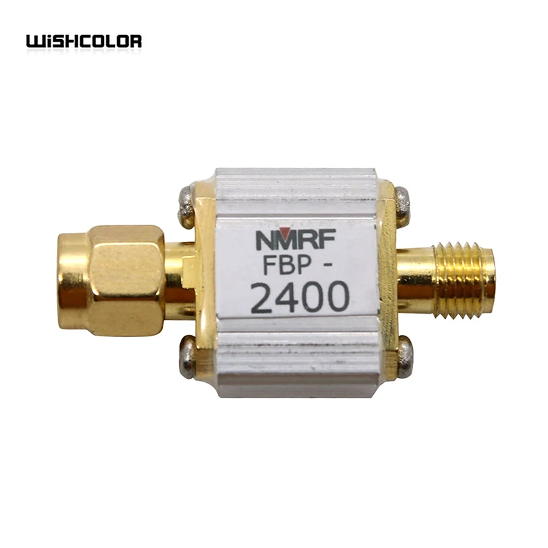 

Wishcolor FBP-2400 2.4G 2450MHz RF Bandpass Filter SMA Interface for WiFi Bluetooth Zigbee Anti-Interference