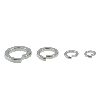 

GB93 304 Stainless Steel Spring Split Lock Washer Elastic Gasket M1.6 M2 M2.5 M3 M4 M5 M6 M8 M10 M12 M14 M16 M18 M20 M22