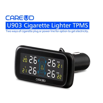 

Universal Multifunction Car TPMS Tire Pressure Color Display Car Cigarette Lighter Power Internal Anti-theft Sensors
