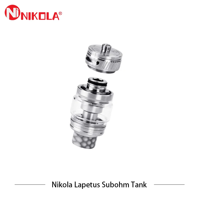 Зазор! Резервуар для электронной сигареты Nikola Lapetus Sub Ohm емкость 6 мл с сетчатой